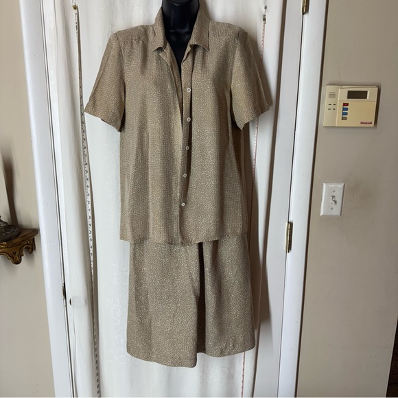 Vintage Liz Claiborne Silk Skirt Set - Picture 1 of 9